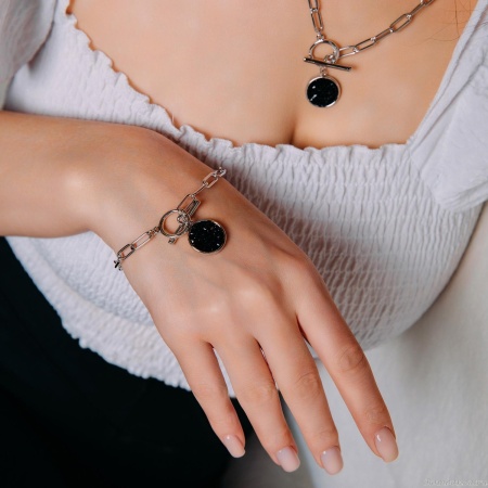 Браслет Fiore Luna, Jet